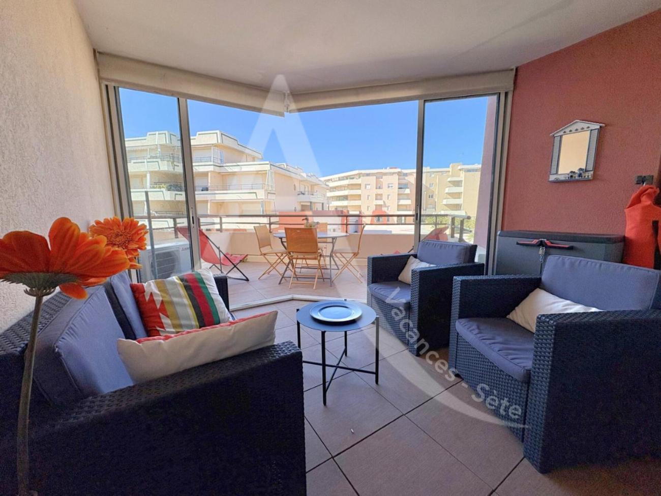 Sète 4 Pers, 1 Chambre, Plages Et Commerces A Pied מראה חיצוני תמונה